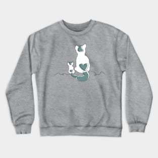 Hello Cat, Cat Lover Gifts Idea, Cat LOver Pet, Kitty Cats, Kitty Love Crewneck Sweatshirt